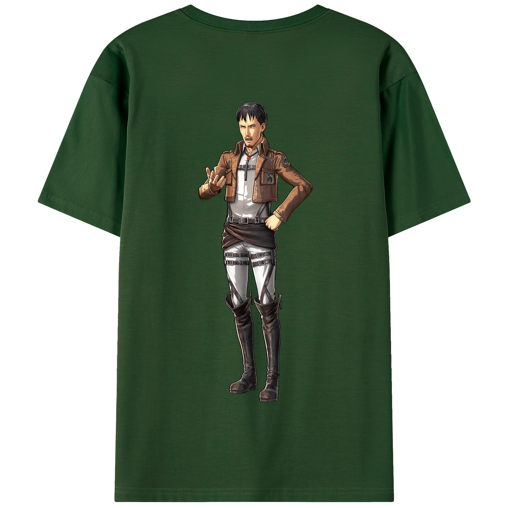 （画像用） 進撃の巨人 Attack on Titan 綿100％半袖Tシャツ（背面プリント）